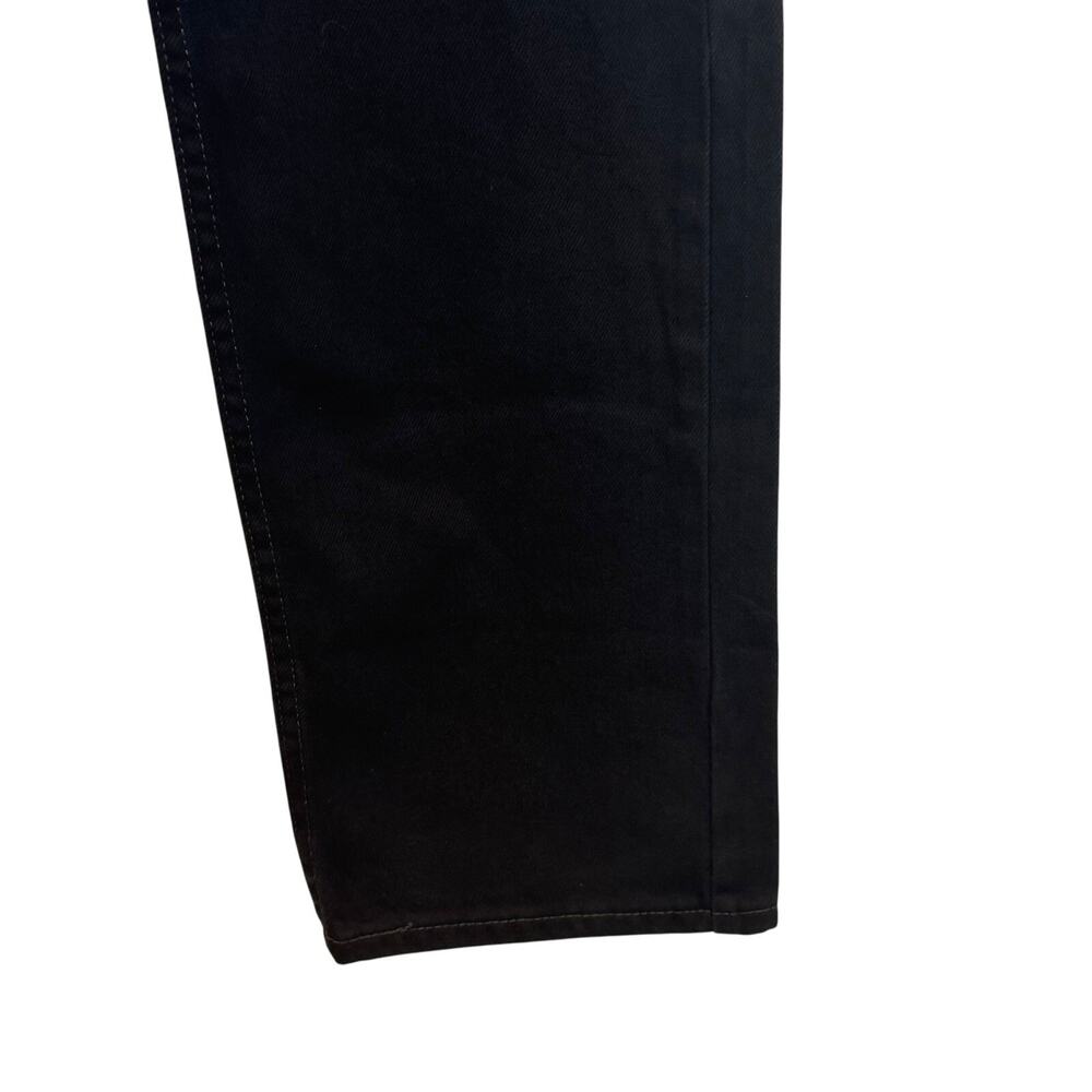 Levis 505 Jeans Mens 40x30 Black Dark Wash Regular Fit Straight Leg Denim NWT - Picture 4 of 16